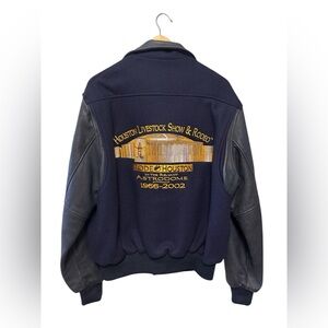 Vintage Dehen Houston Livestock Show and Rodeo Varsity Jacket Size: L
